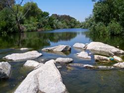 Los Angeles River at Sepulveda Basin